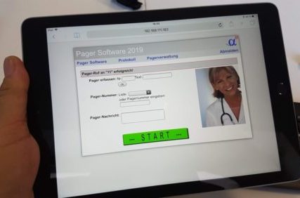 Pager-Software für Arzt-Pager und Patienten-Aufruf-Pager