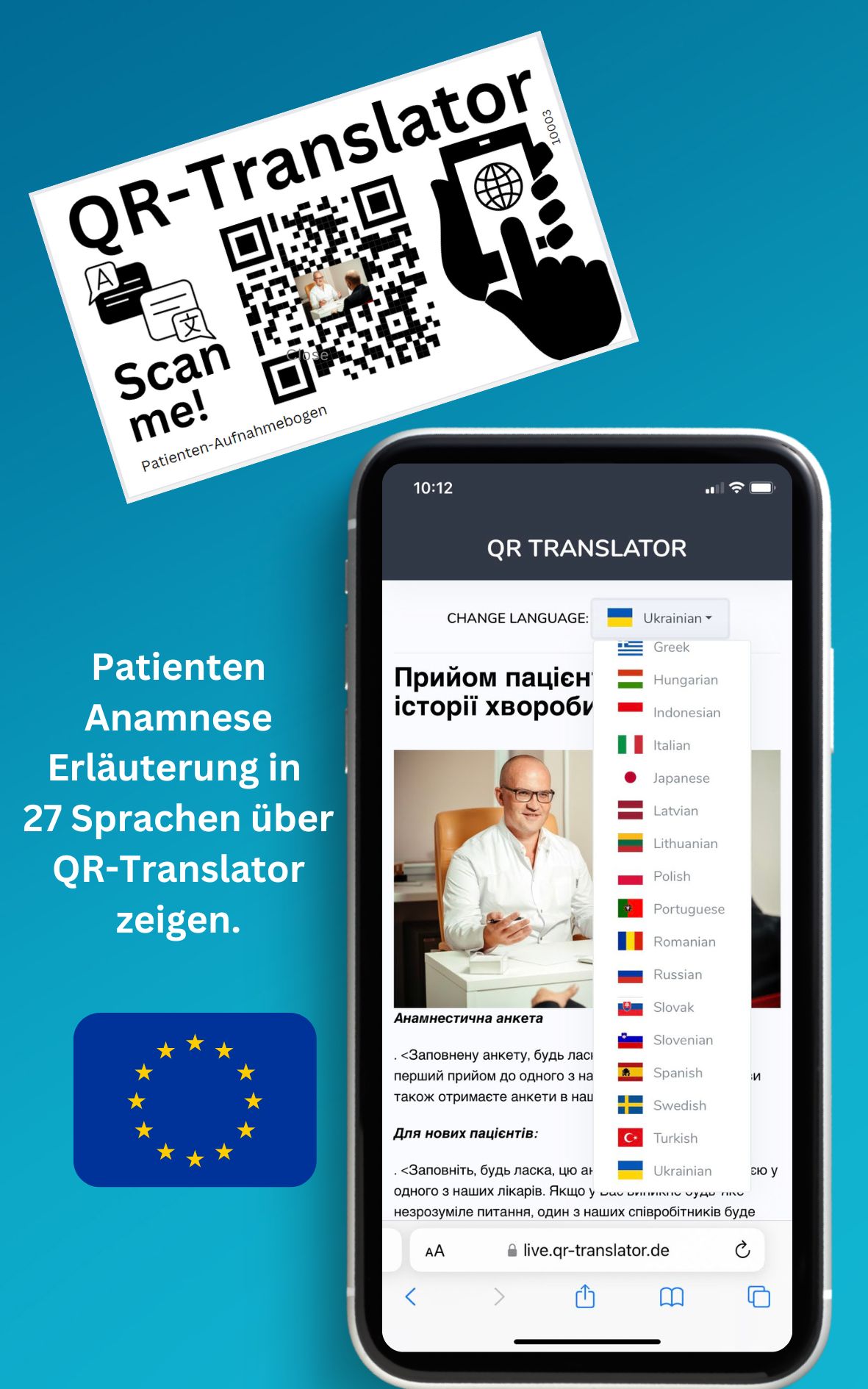 Patienten-Anamnese-QR-Translator-27-Sprachen