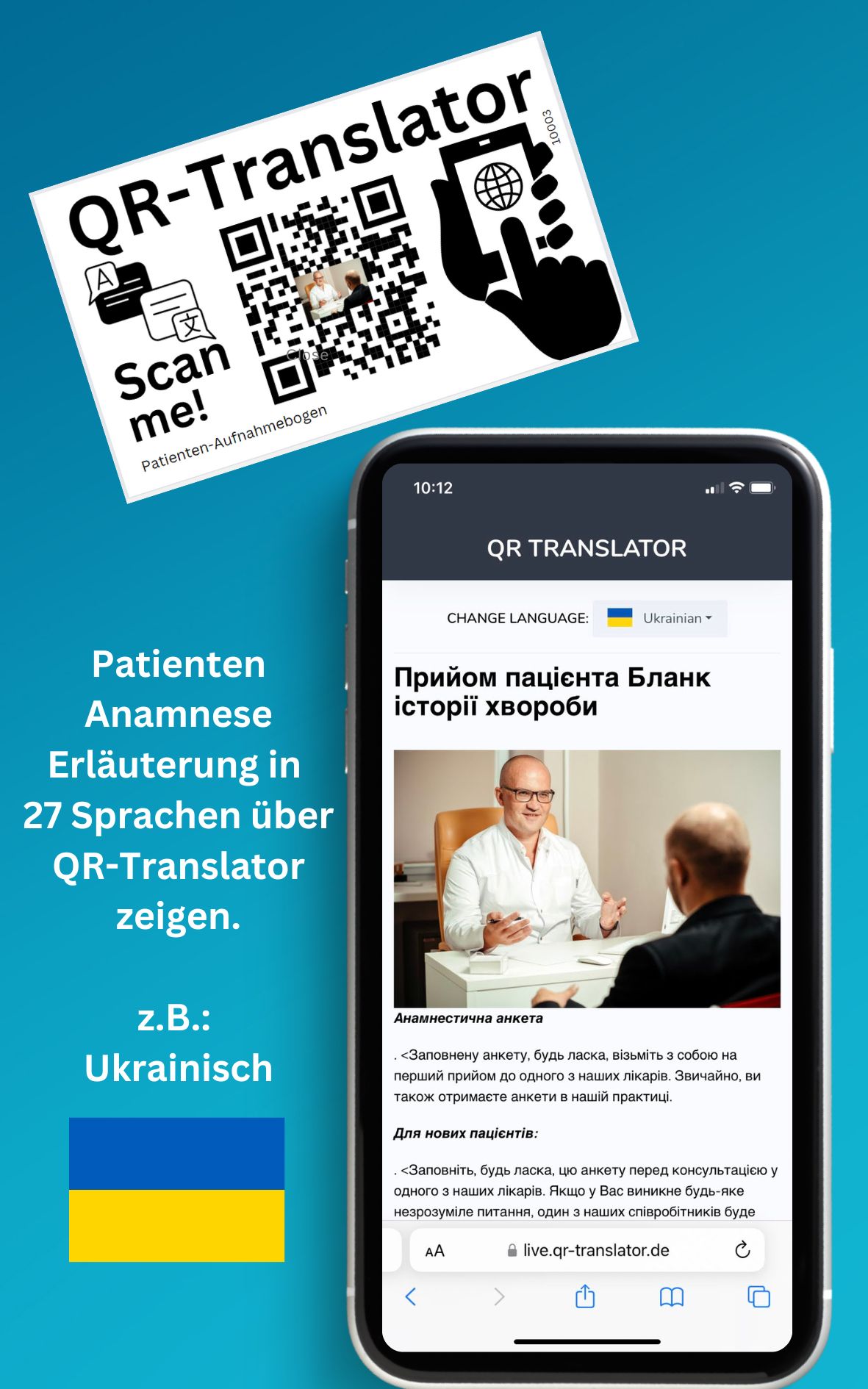Patienten-Anamnese-Ukrainisch-QR-Translator