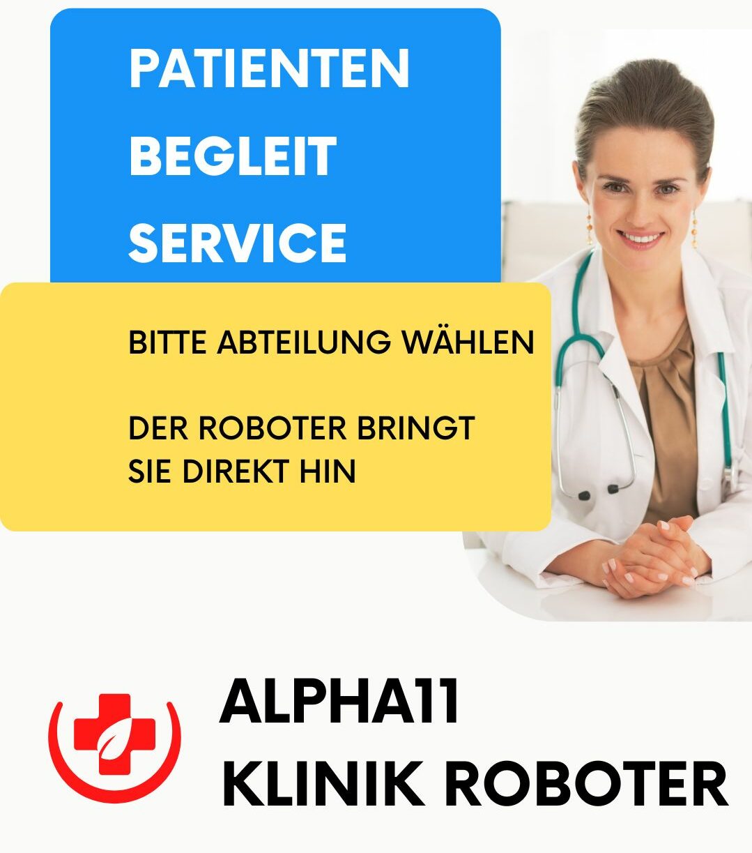 Alpha11-Patienten-Begleit-Roboter